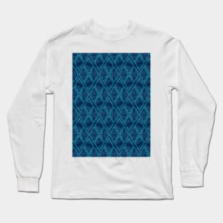 Circles and Diamonds Pattern Long Sleeve T-Shirt